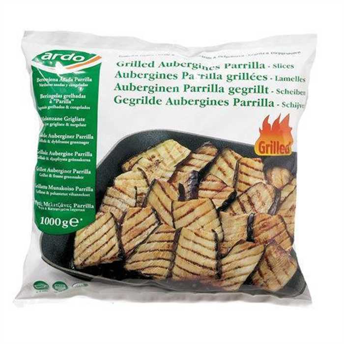 Aubergies grillées lamelles 1kg - Ardo - 