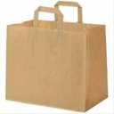 Sacs kraft brun 32x16x27cm carton      250 pièces 