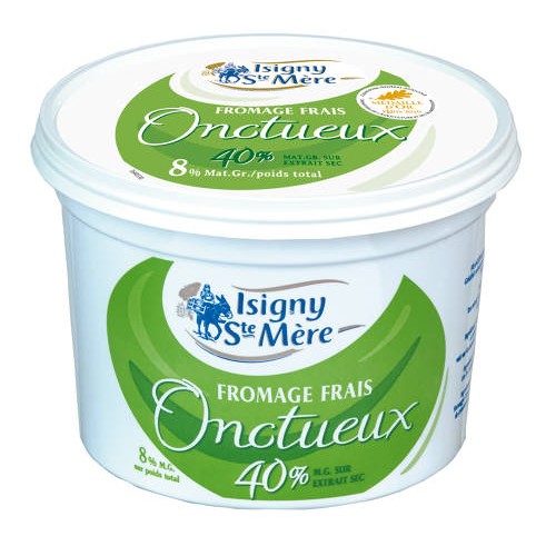 Fromage frais lissé 8% - Isigny - 