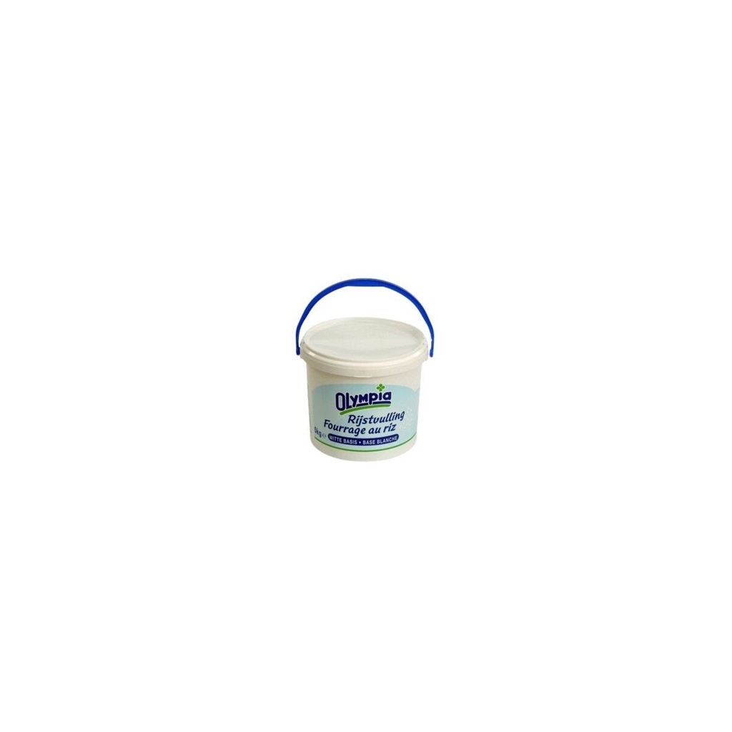 Fourrage au riz base blanche seau de 5.5 kg - Olympia - 