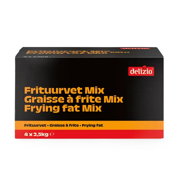 Graisse à frire mixte 4X2.5kg - Delizio - 