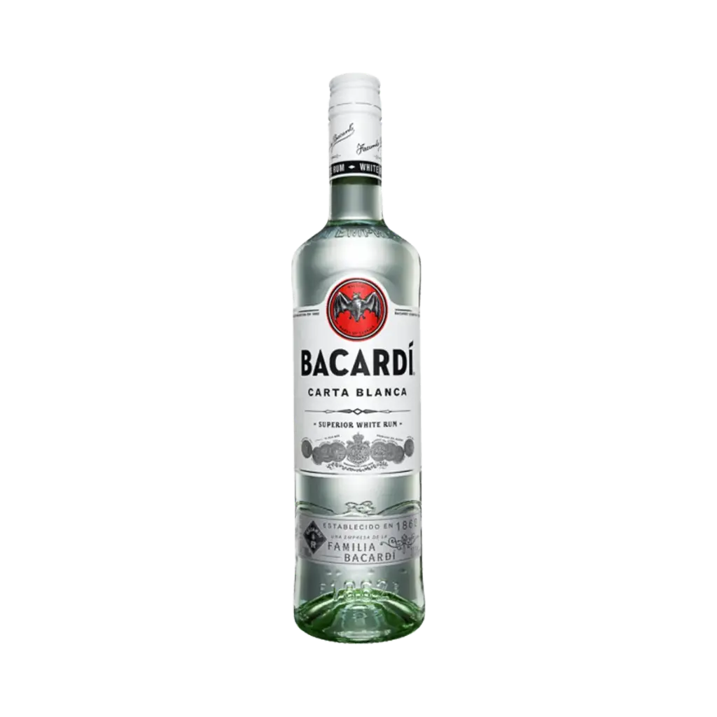 Bacardi carta blanca 37.5° 1L 