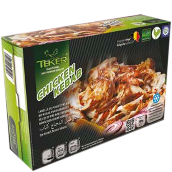 Kebbab de poulet en lamel 1kg - Teker - 