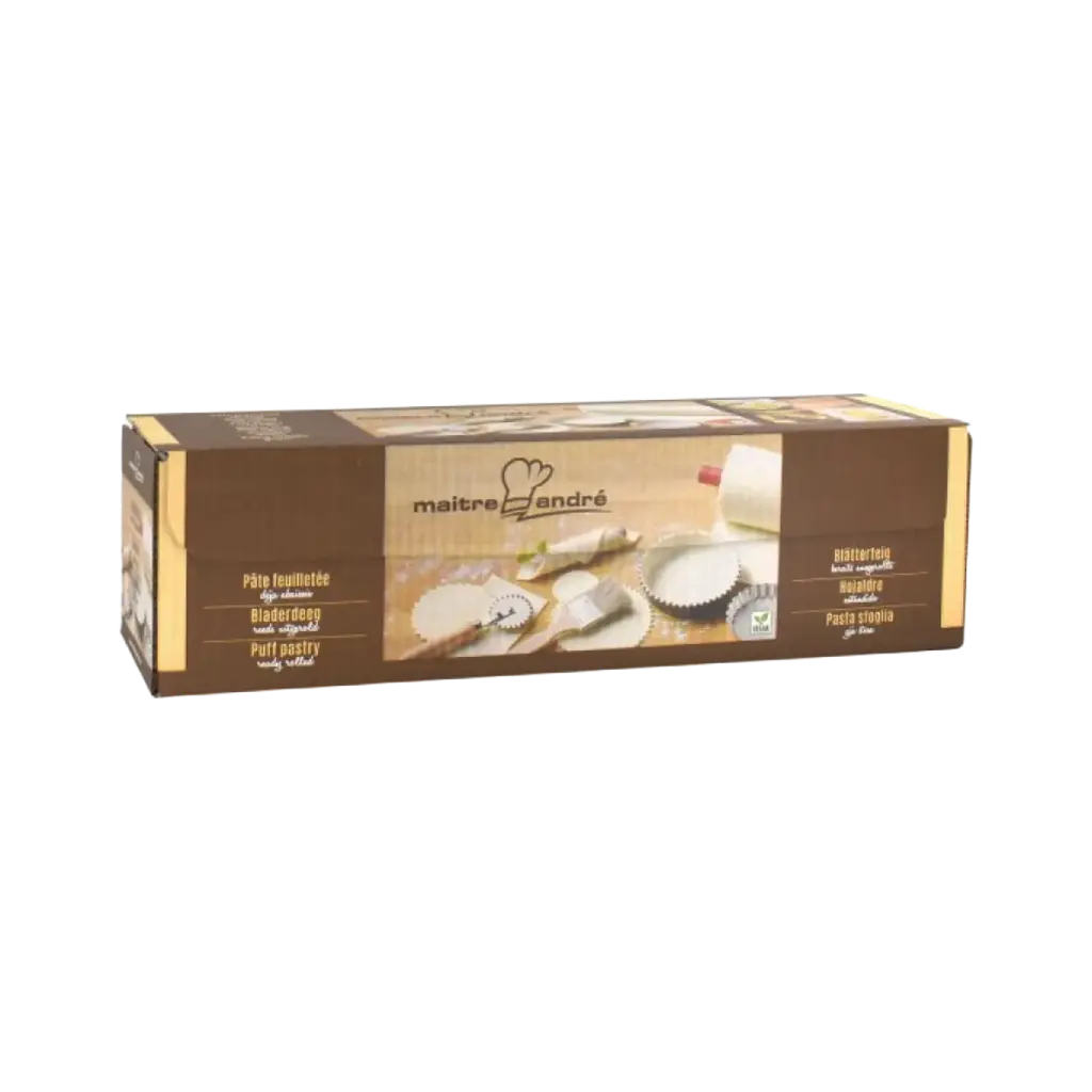  Pâte feuilletée fraîche 4.25kg  - Maitre andré -