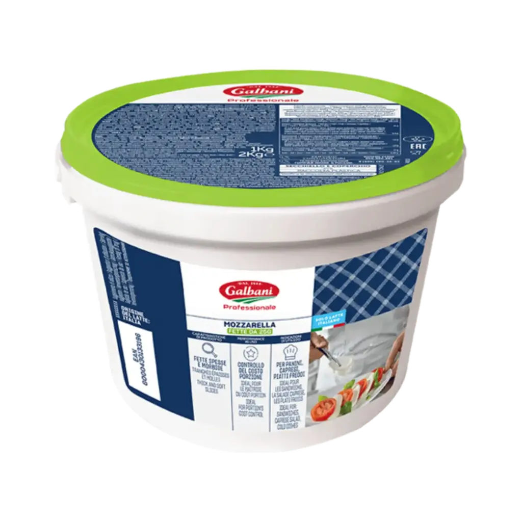 Mozzarella tranches 40 X 25 gr - Galbani - 