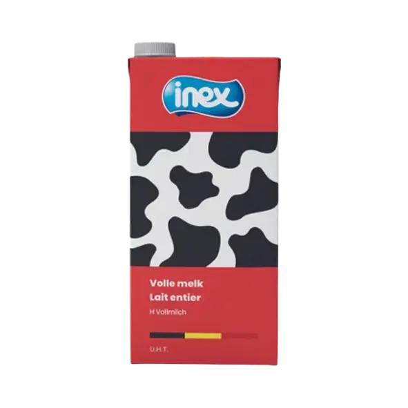 Lait entier UHT 1L brique - Inex - 