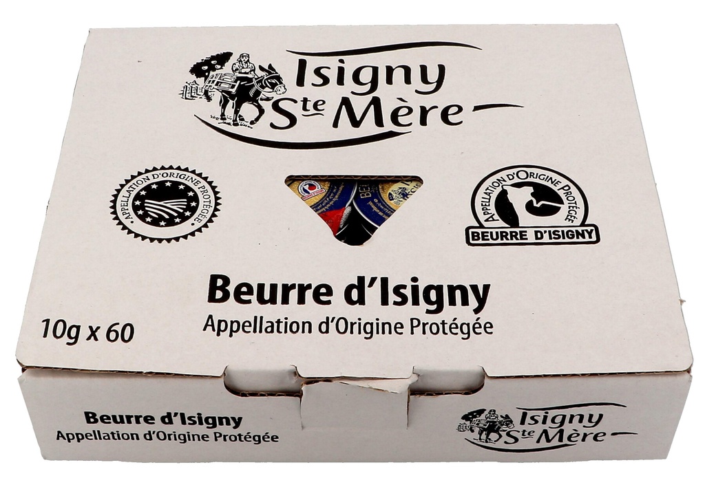 Petit beurre 1/2 sel 60X10g  - Isigny - 