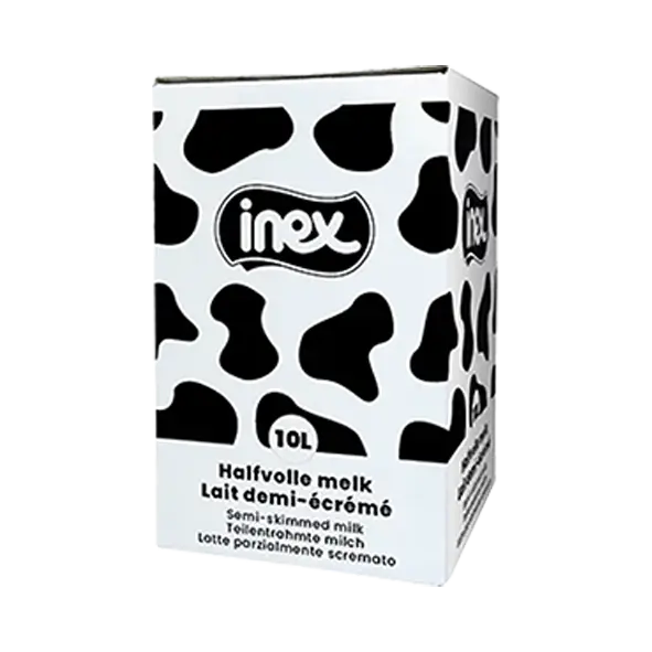 Lait demi-écrémé bag in box 10L - inex -