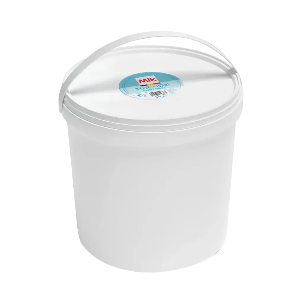 Yaourt maigre entier en seau 5kg - MIK -