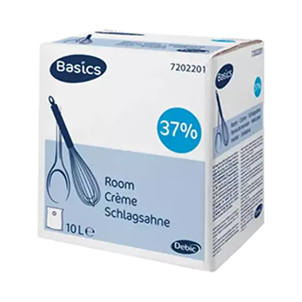 Creme basics fouetté 37% 10L -Debic - 