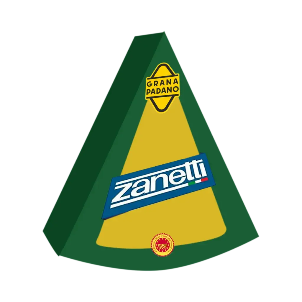 Grana padano bloc 1/16  kg - Zanetti -