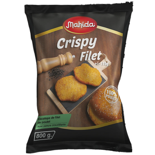 Crispy filet rond (115g)  67% 800g -Mahida- 