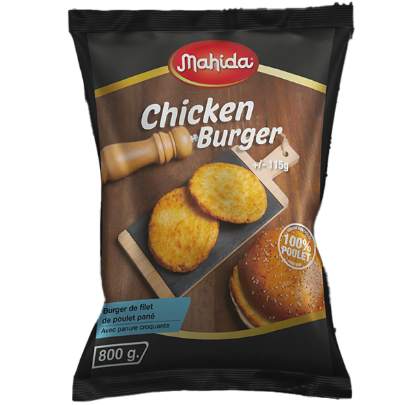 Crispy filet ovale (100g) 67% filet 800g                  -Mahida- 