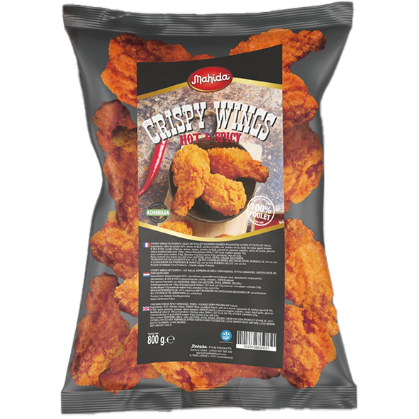 Crispy wings hot et spicy pro meat 700g-Mahida- 