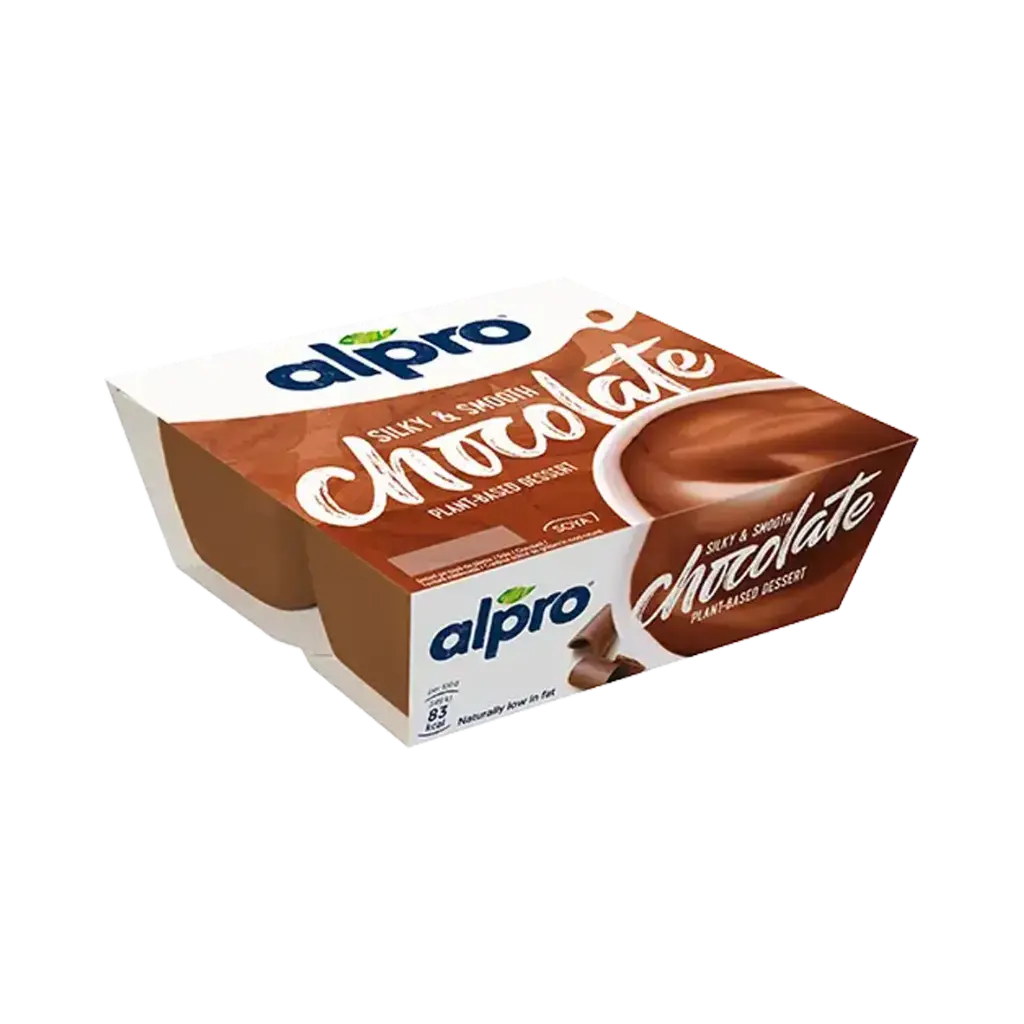 Yaourt Soja Chocolat 4x125gr - Alpro - 