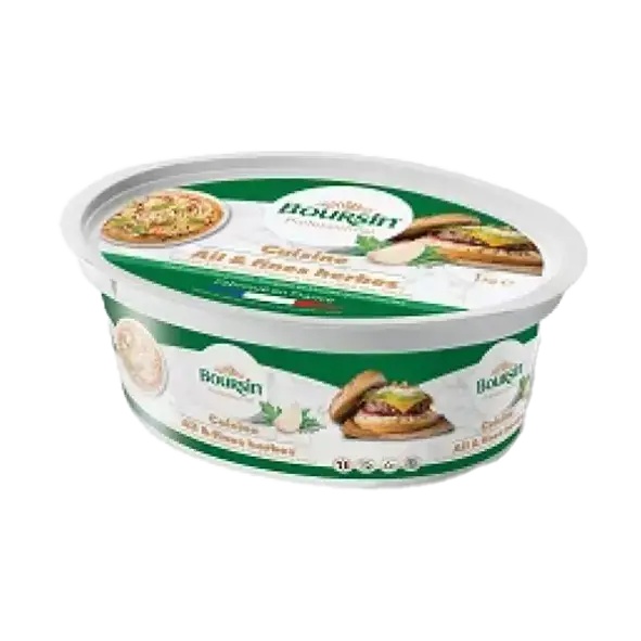 [100262] Boursin cuisine Ail et fines Herbes 1KG