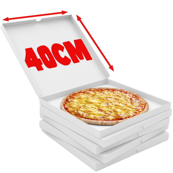 Cartons pizza 40X40 100 pièces 