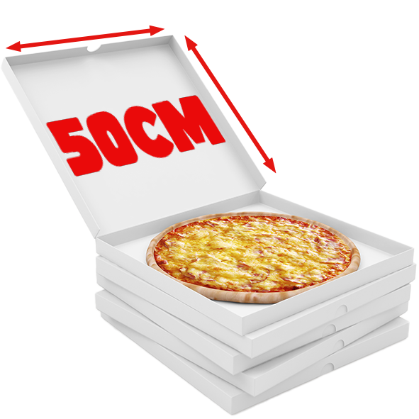 [500008] Cartons pizza 50X50 50 pièces 