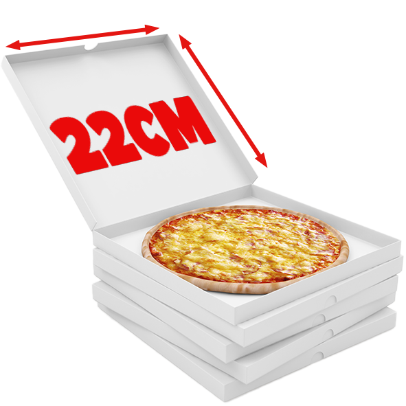 [500009] Cartons pizza 22X22 100 pièces 