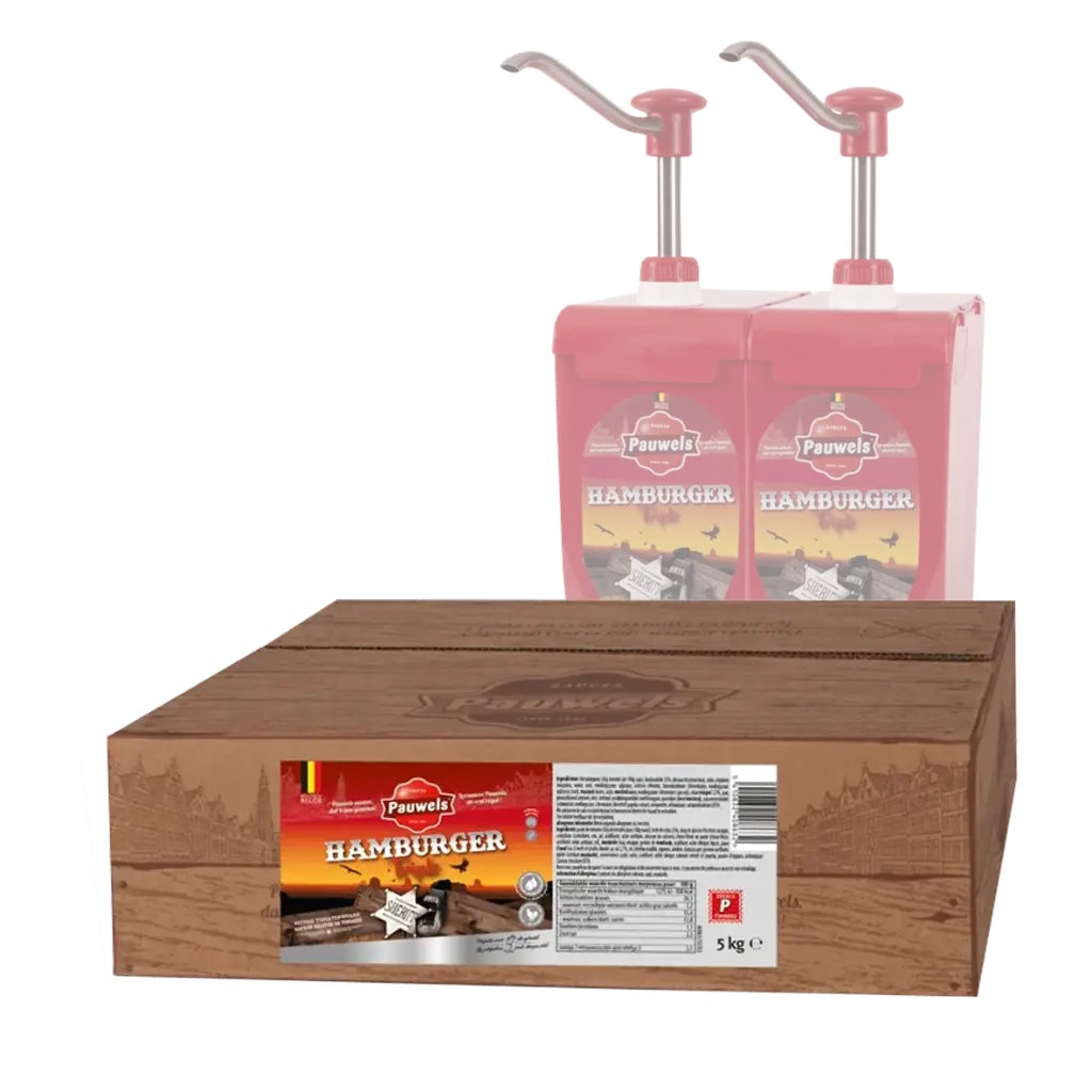 Sauce hamburger triple bib 5L -Pauwels-