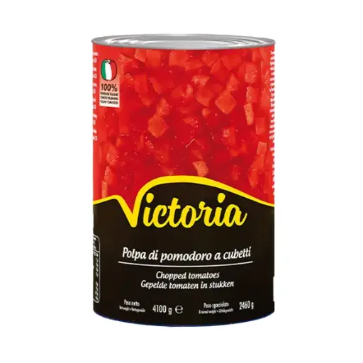 [300056] Tomates concassées cubes 4.100 gr- Victoria - 