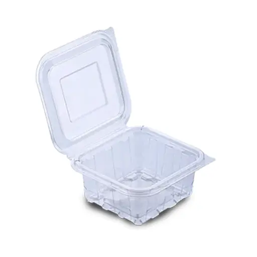 [500016] Ravier plastique avec couvercle 500cc 50 pièces 