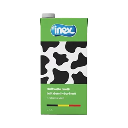 [300161] Lait demi écrémé UHT 1L brique - INEX -