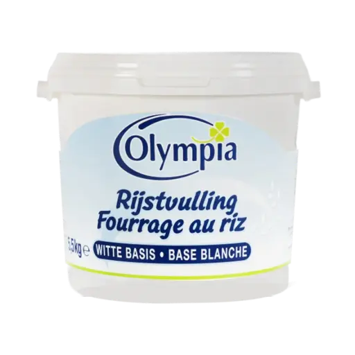 [100091] Fourrage au riz base blanche seau de 5.5 kg - Olympia - 