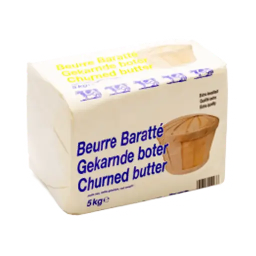 [100156] Beurre baratte bleu 5kg - Mathot -
