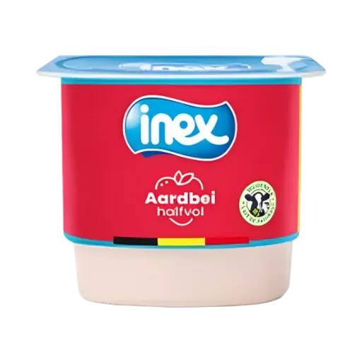 [100160] Yaourt aromatisé Fraise 125gr - inex -