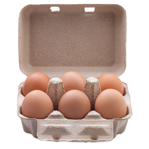 [300191] Oeuf L fermiers- Poules élevées  au sol -6 Piéces