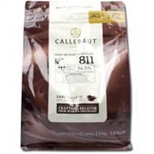 [300210] Chocolat noir N° 811 2.5 kg - Callebaut - 